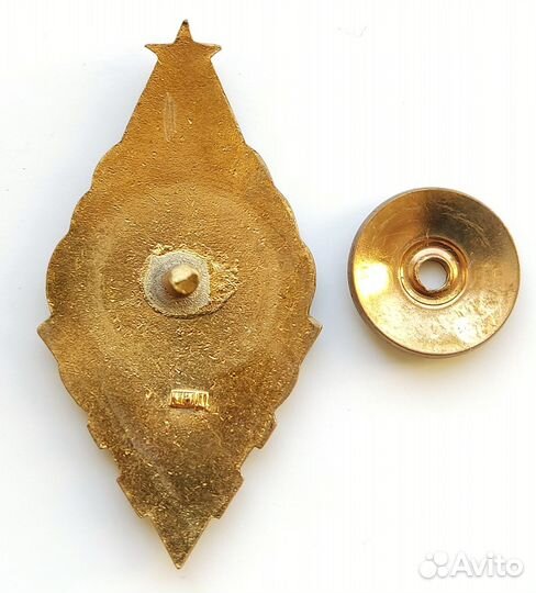 Знак - значок - почетный радист СССР - тяжелый ммд