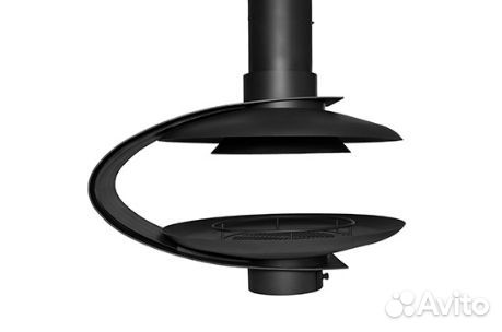 Современный подвесной камин на дровах