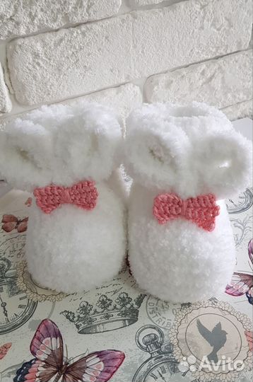 Пинетки с ушками 