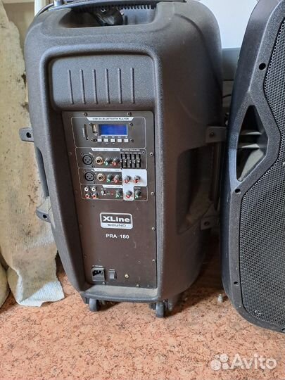 Колонки активные с пультом