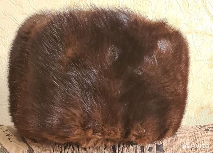 Норковая шапка мужская 58 размер