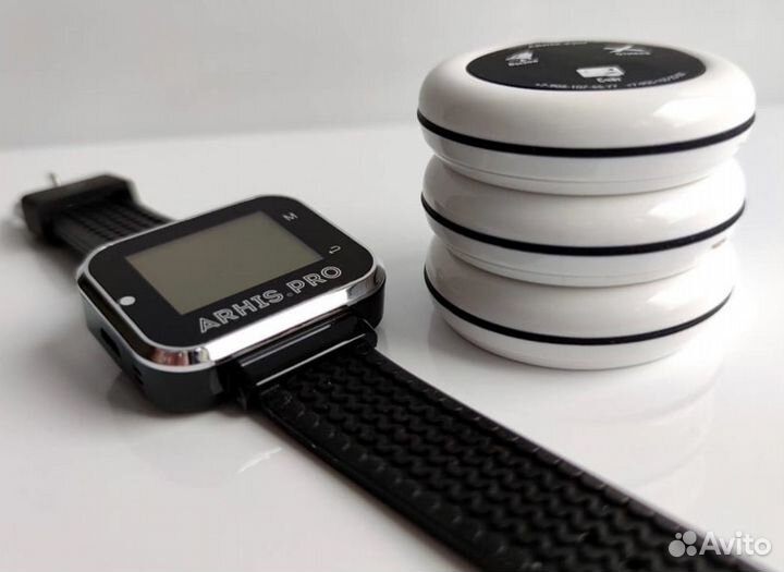 Кнопка вызова персонала, официанта, часы-пейджер