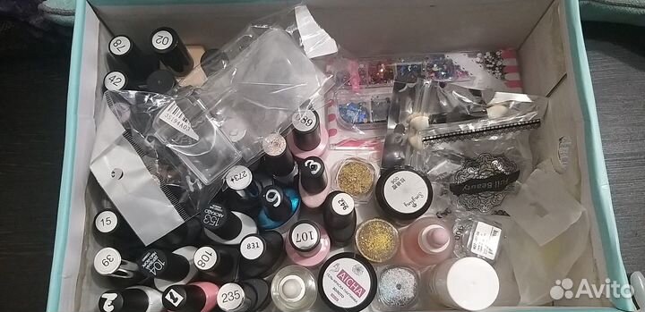 Маникюрные принадлежности(Набор) +shellac,гель лак