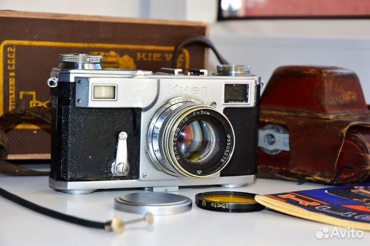 Киев-II 1955 года Советский пленочный фотоаппарат
