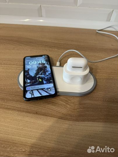 Беспроводная зарядная станция Deppa 3в1