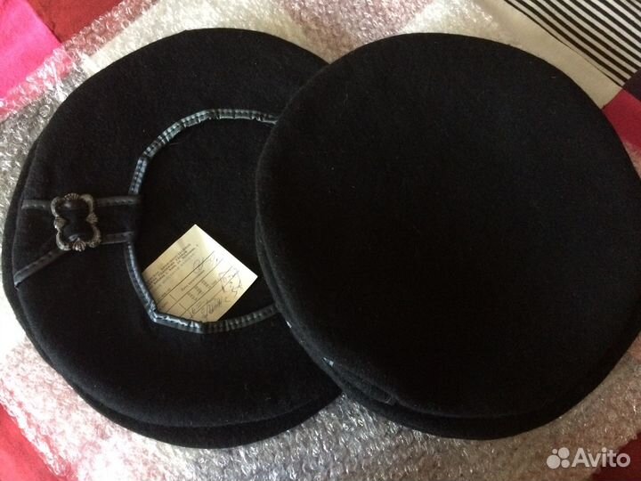 Берет фетровый шерстяной