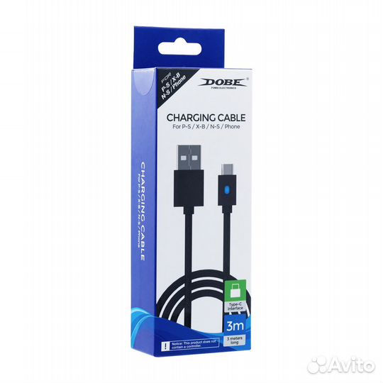 Кабель 3.0м для контроллеров PS5/XBox Series,новый