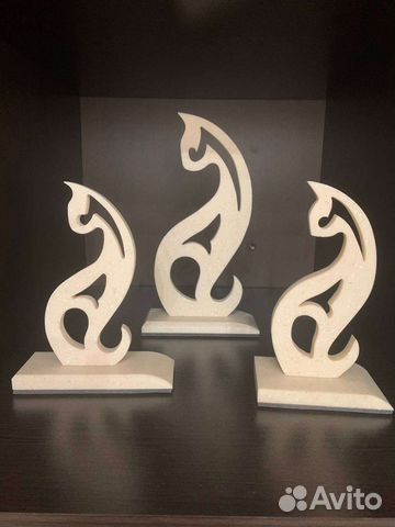 Интерьерные статуэтки коты