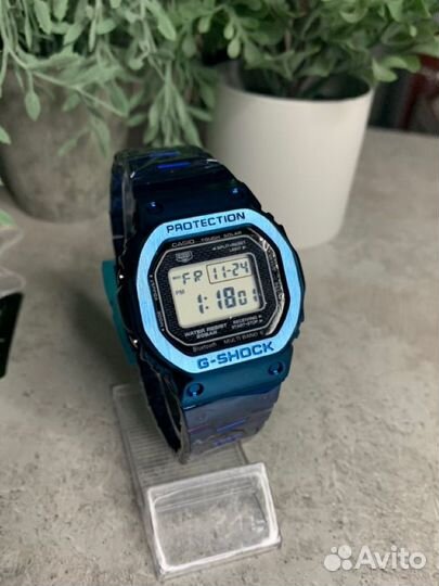 Часы Casio G-Shock ретро (синие )