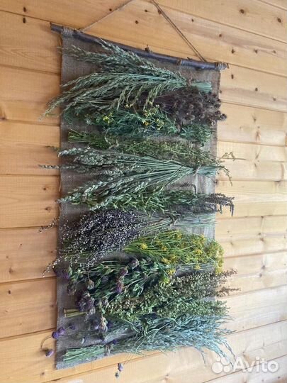 Панно из сухоцветов