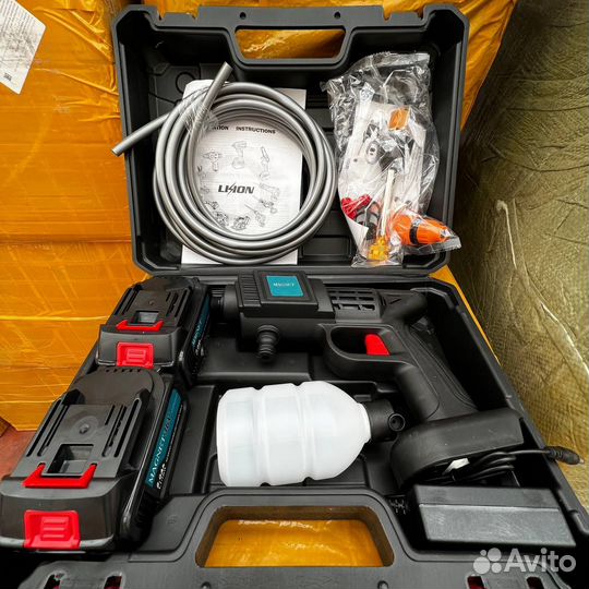 Авто мойка высокого давления на акб