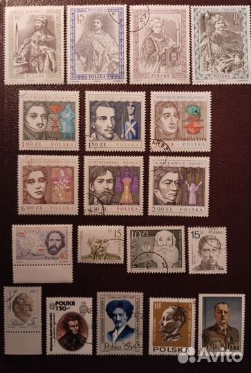 Коллекция почтовых марок Польша 1970-80е годы