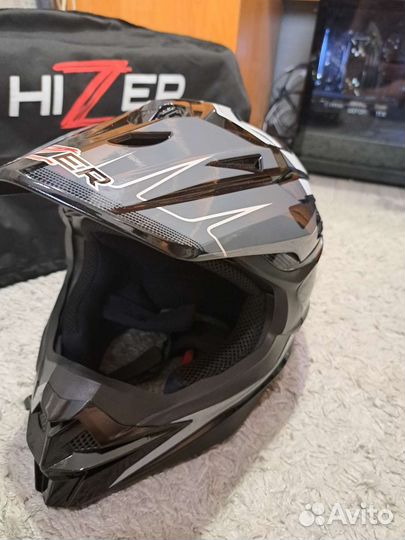 Шлем для мотокросса hizer