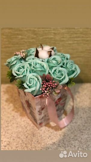 Букеты из мыльных роз в наличии и под заказ
