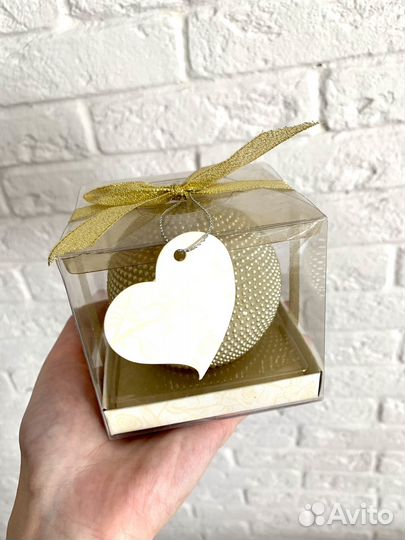 Новая свеча золотая, Франция, шар