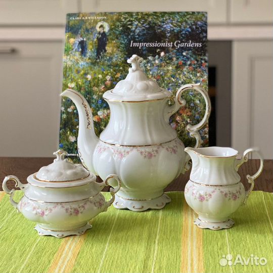 Сервиз кофейный чешский фарфор Leander