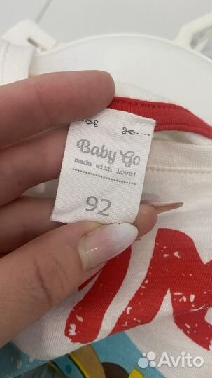 Футболка и шорты (костюм) 86-92 см