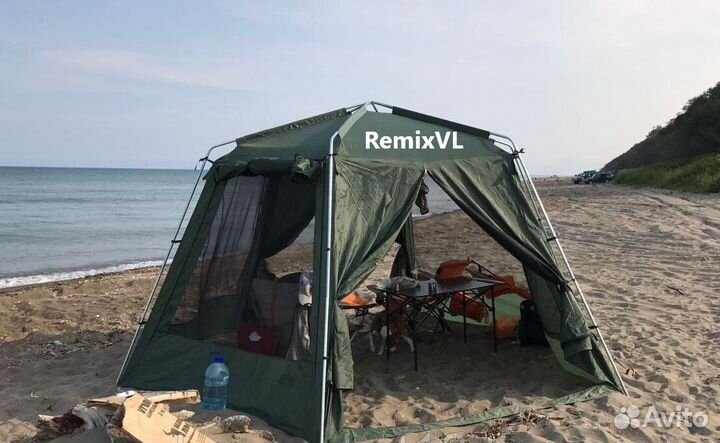 Шатер палатка кухня 6 угольный туристический Видео