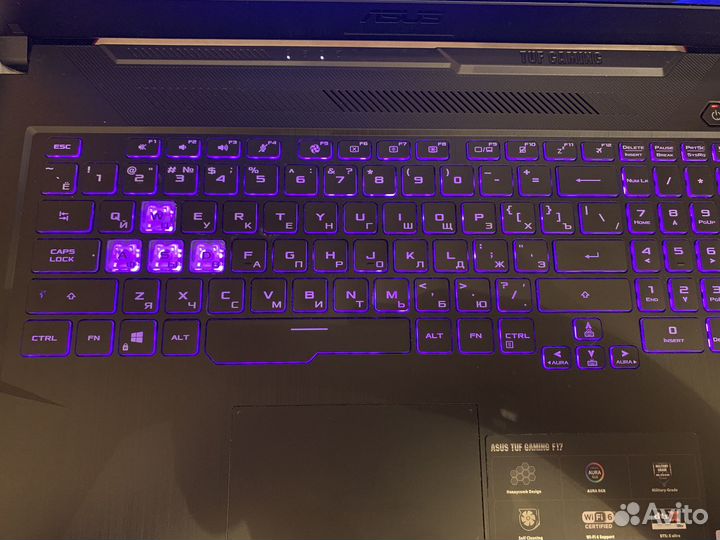 Ноутбук asus Tuf gaming F17