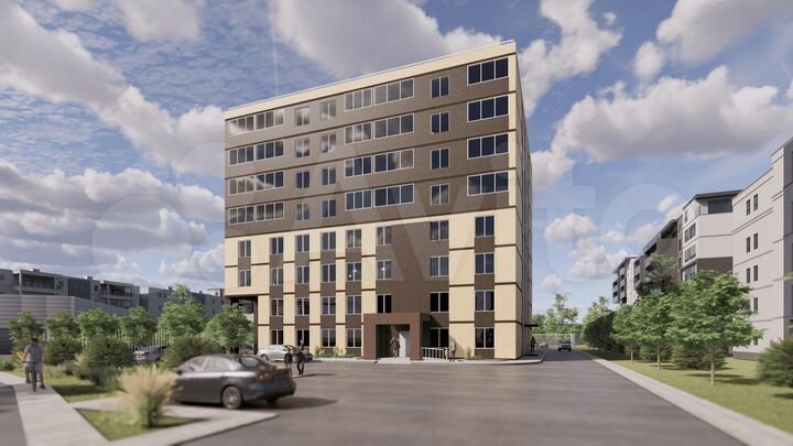 2-к. квартира, 68 м², 7/8 эт.