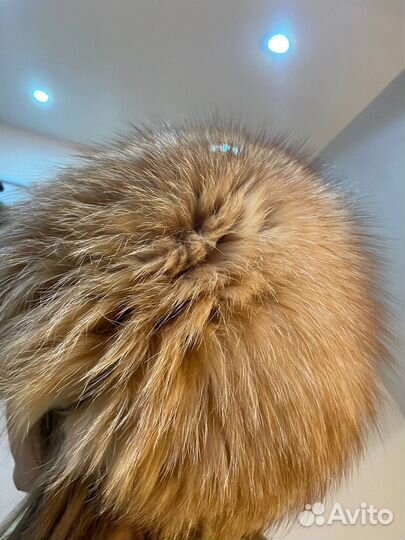 Шапка зимняя меховая женская песец