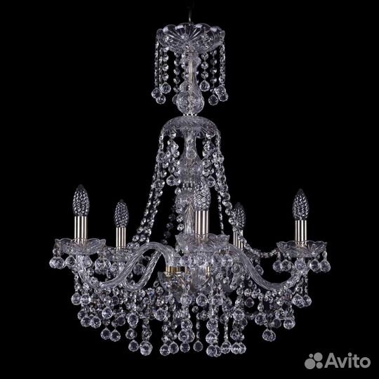 Люстра подвесная Богемия в спальню классика