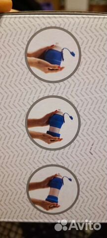 Складная силиконовая бутылка для воды