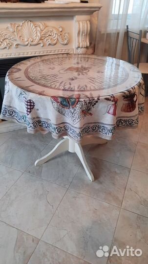 Стол кухонный круглый раскладной