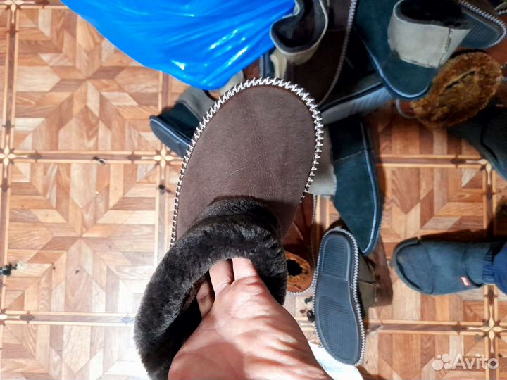 Чуни из овчины