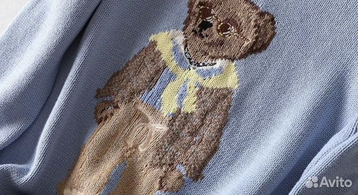 Джемпер Polo ralph lauren вязаный с мишкой