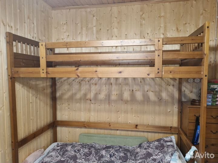 Кровать чердак икеа хэмнес