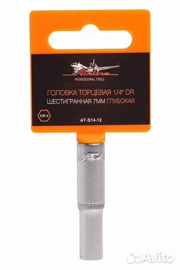 Airline AT-S14-12 Головка торцевая 1/4 DR шестигра