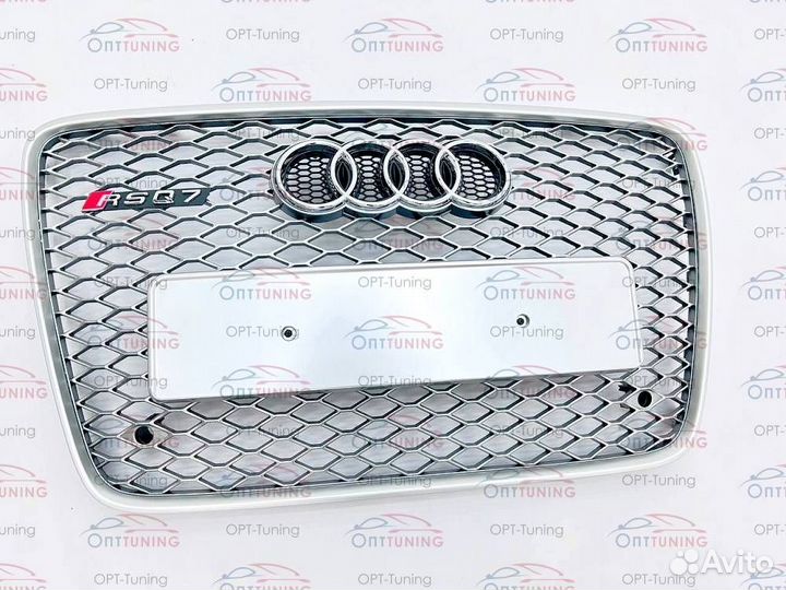 Решетка в стиле RSQ7 на Audi Q7 2006-2015 style 4