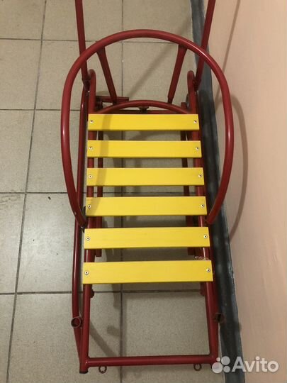 Детские санки на колесах