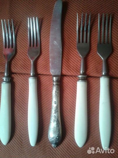Ложки,ножи мельхиор ссср,вилки