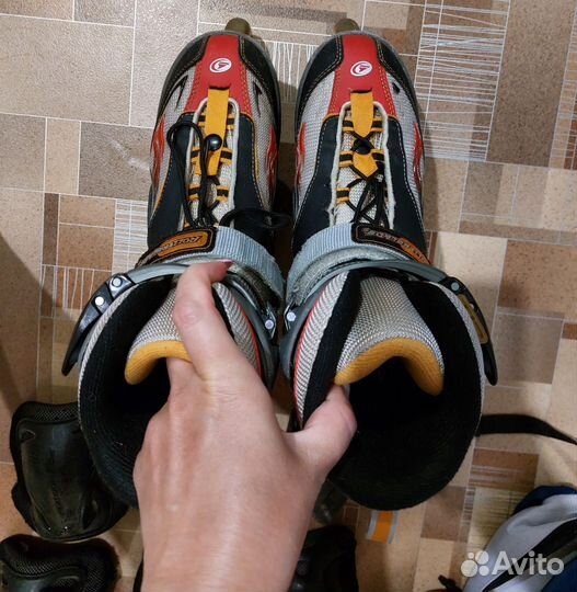 Ролики детские Rollerblade+шлем и защта