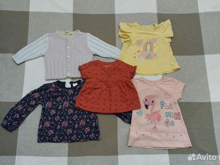 Детские вещи пакетом на девочку 68 74