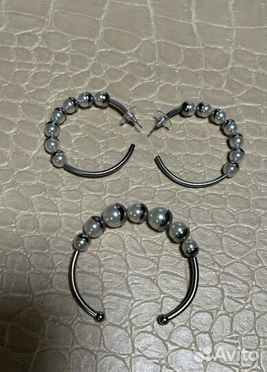 Браслет с серьгами Christian Dior