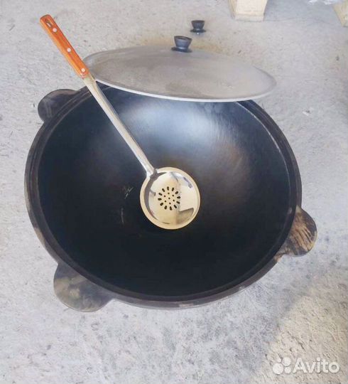 Казан с печкой+шумовка