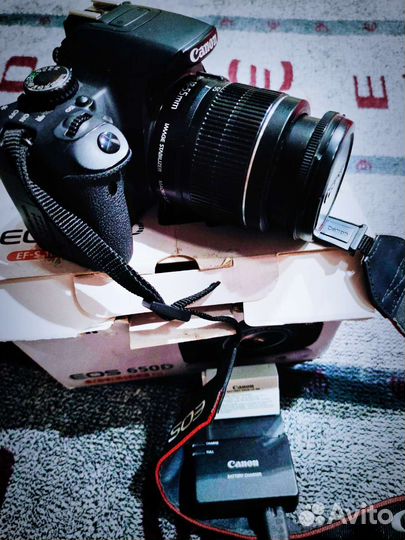 Зеркальный фотоаппарат canon 650d
