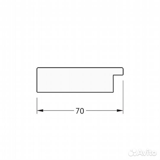 Зеркало Evoform Definite 53х43 BY 3017 в багетной