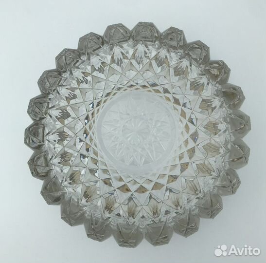 Конфетница салатник Серебро 875 СССР хрусталь
