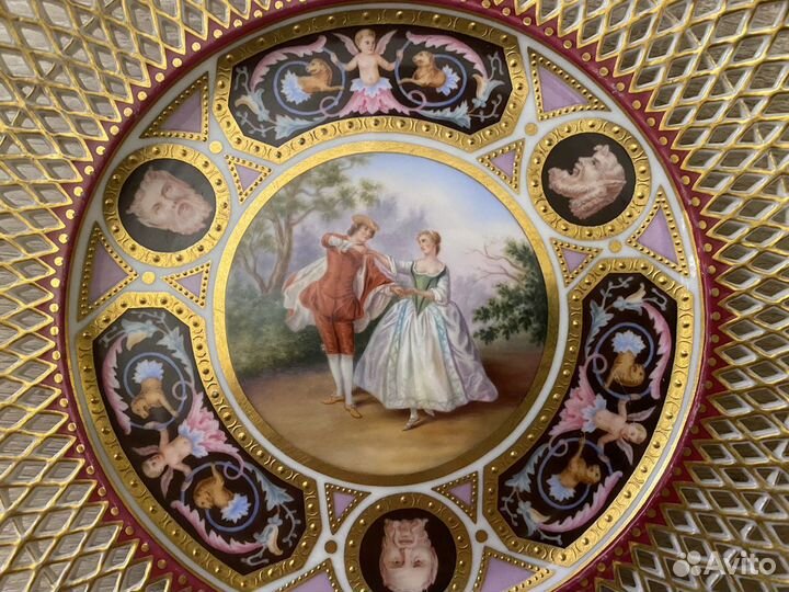 Тарелка 19 век