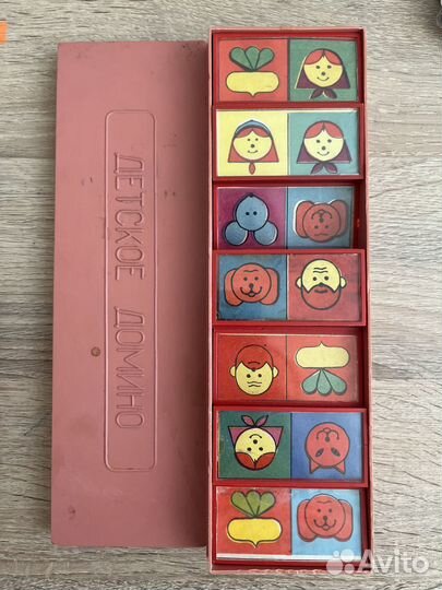 Детское домино СССР ретро