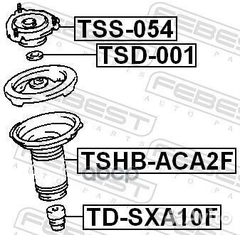 Опора переднего амортизатора (toyota RAV4 SXA1#