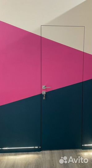 Скрытые межкомнатные двери под покраску