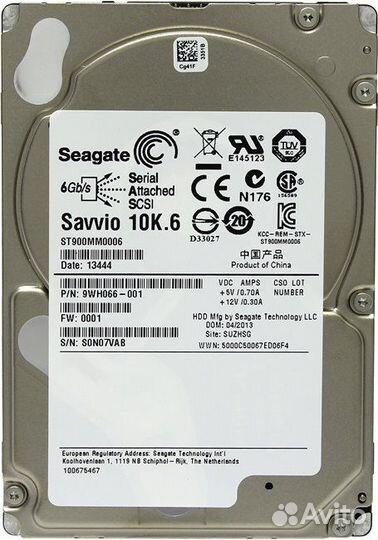 Жесткий диск SAS 2.5