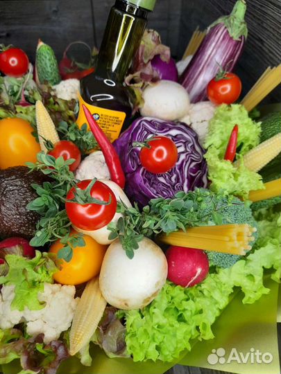 Овощной букет, съедобный букет