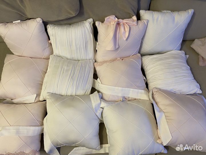 Бортики - подушки в детскую кроватку