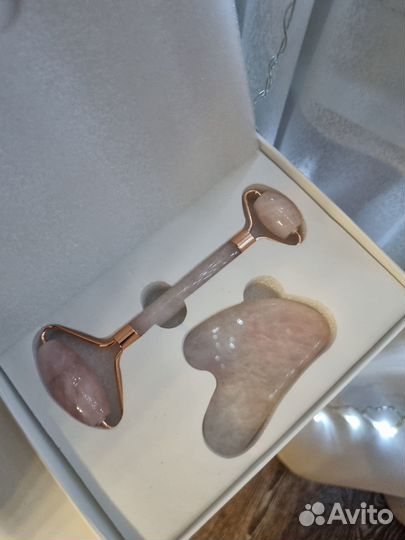 Набор Гуаша (роллер и скребок)